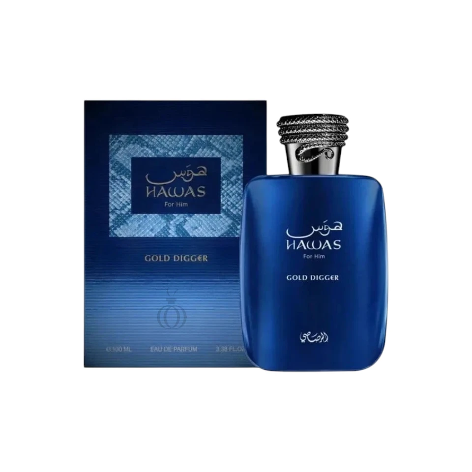 Rasasi Hawas For Him Gold Digger EDP - Perfume Original - 100ml Hombre