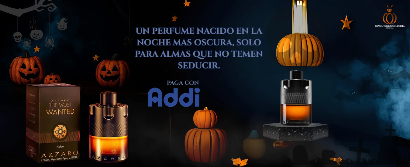 Perfume Azzaro Halloween edición especial 2025 disponible en Fraganceros Colombia, tienda de perfumes originales en Bogotá y Colombia